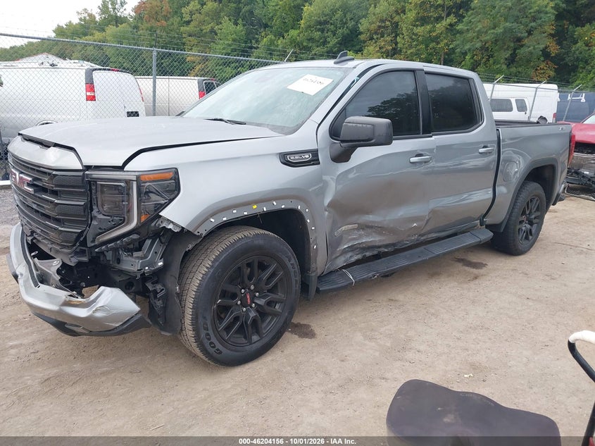 2024 GMC Sierra 1500 4Wd Short Box Elevation With 3Sb, Left Side, IAAI, VIN 1GTUUCED6RZ195128 — photo 2