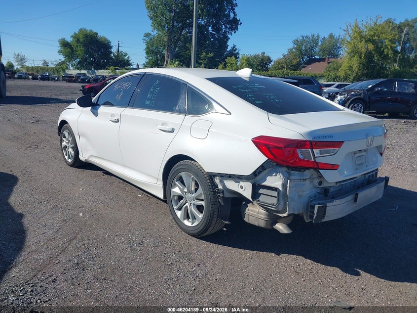 Vin: 1hgcv1f15ja103674, lot: 46704100, honda accord lx 20183