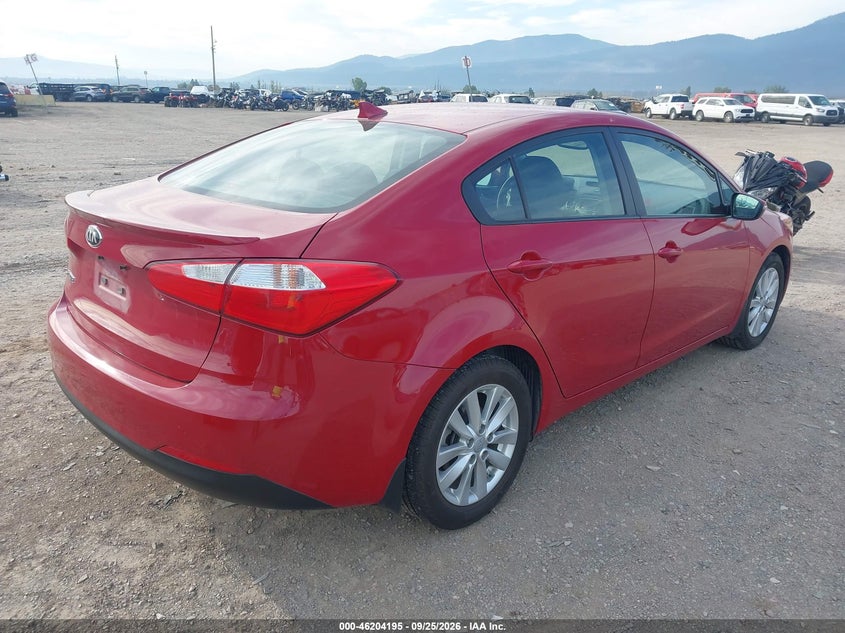 Vin: knafx4a65g5577844, lot: 46704107, kia forte lx 20164