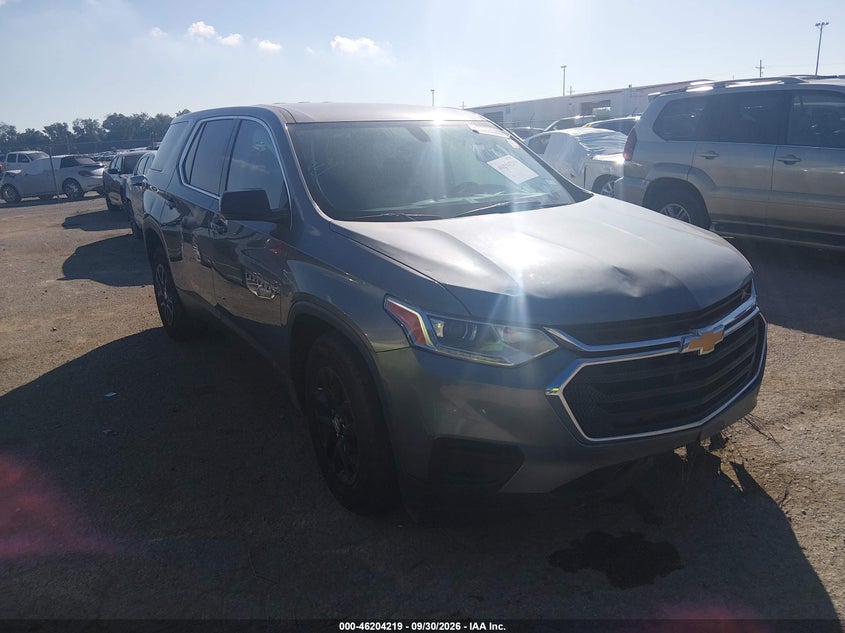 Vin: 1gnerfkw0lj252501, lot: 46704131, chevrolet traverse fwd ls 20201