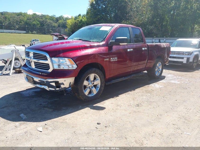 Vin: 1c6rr7gt8js106764, lot: 46704167, ram 1500 big horn  4x4 6'4 box 20182