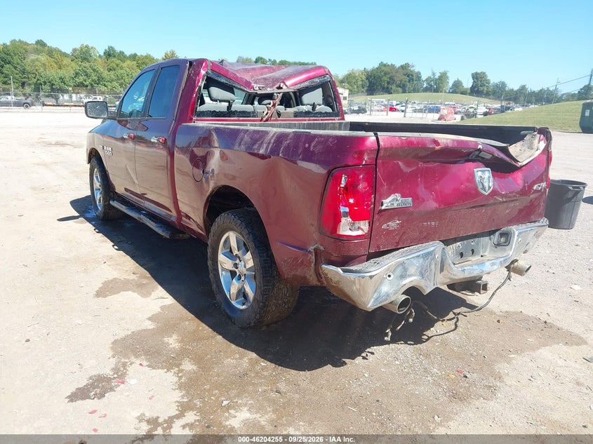 Vin: 1c6rr7gt8js106764, lot: 46704167, ram 1500 big horn  4x4 6'4 box 20183