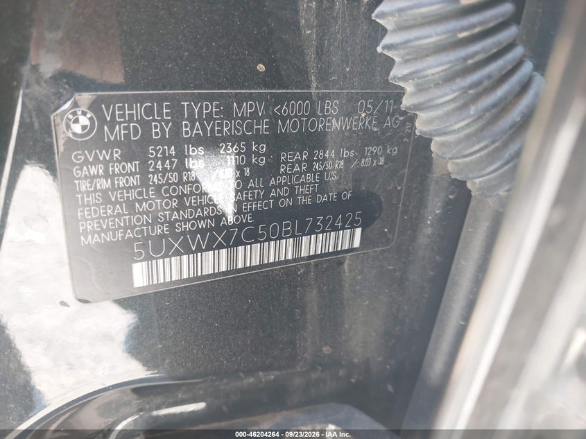 2011 BMW X3 XDRIVE35I · Фото 9