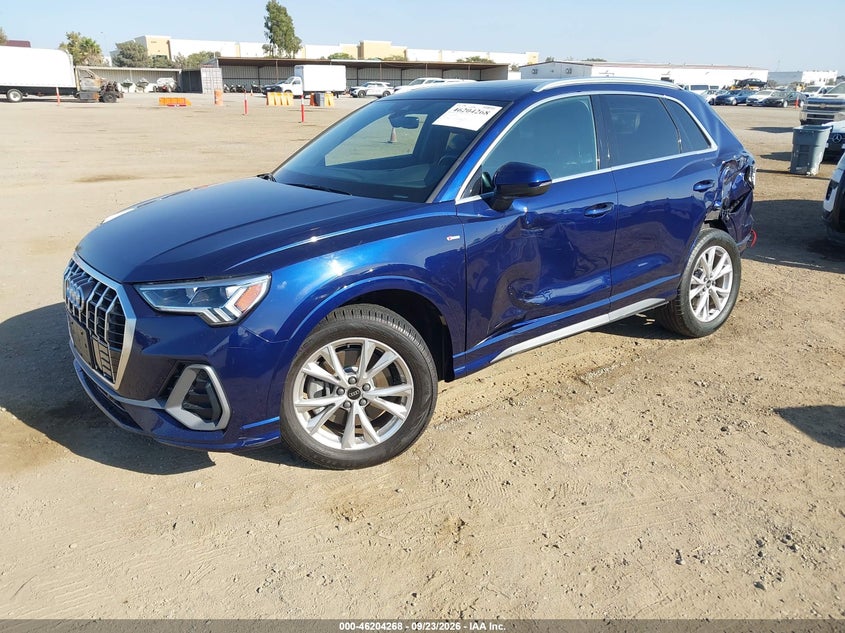 Vin: wa1eecf34p1090794, lot: 46704179, audi q3 premium plus 45 tfsi s line quattro tiptronic 20232