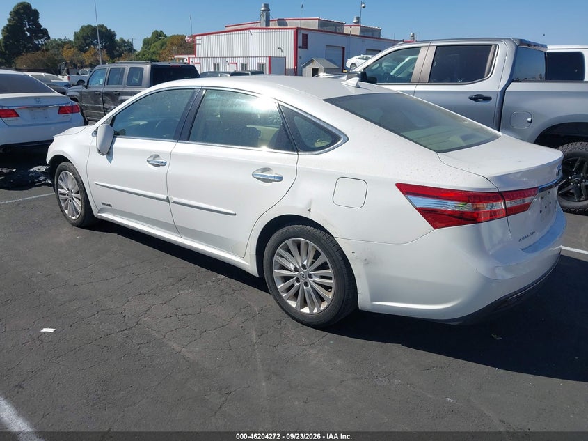 Vin: 4t1bd1eb1fu044700, lot: 46704183, toyota avalon hybrid limited 20153