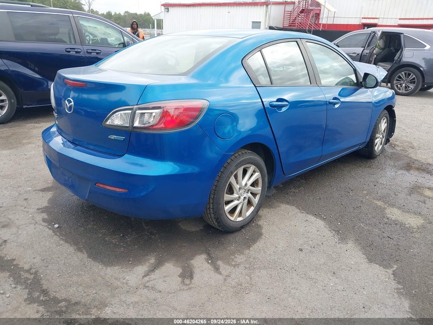 Vin: jm1bl1v85c1645956, lot: 46704184, mazda mazda3 i touring 20124