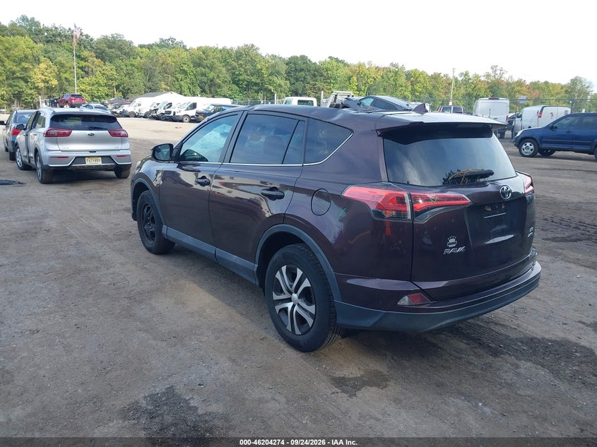 Vin: 2t3bfrevxjw714067, lot: 46704186, toyota rav4 le 20183