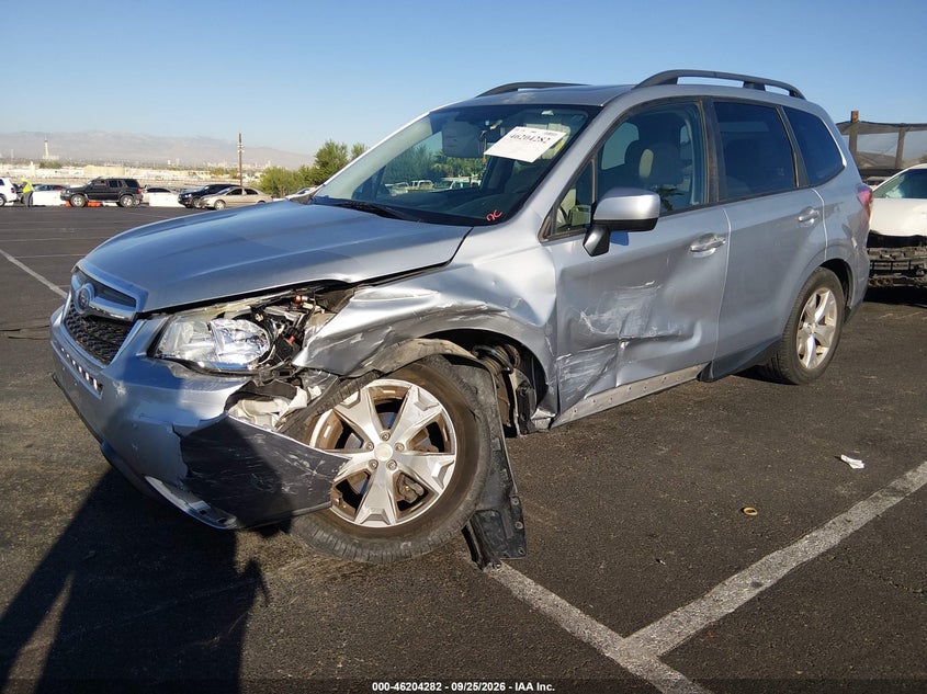 2016 Subaru Forester, Удар спереду, IAAI, VIN JF2SJADC0GH486340 — фото 2