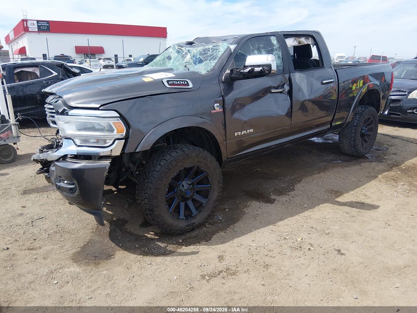 Vin: 3c6ur5fl8ng281223, lot: 46704200, ram 2500 laramie  4x4 6'4 box 20222