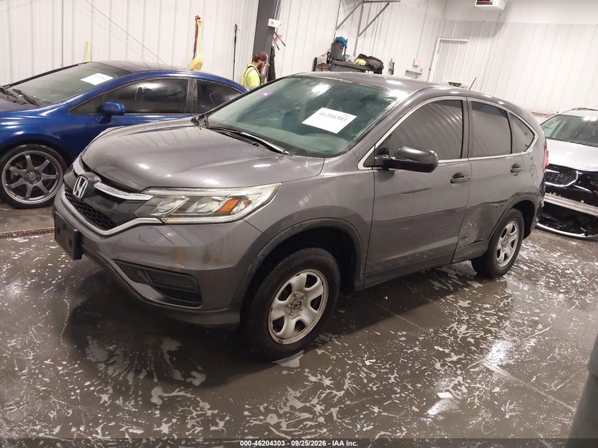 Vin: 5j6rm4h31fl056385, lot: 46704215, honda cr-v lx 20152