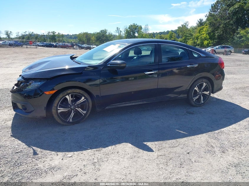 Vin: 19xfc1f90he001729, lot: 46704227, honda civic touring 20172