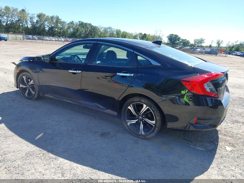 Vin: 19xfc1f90he001729, lot: 46704227, honda civic touring 20173