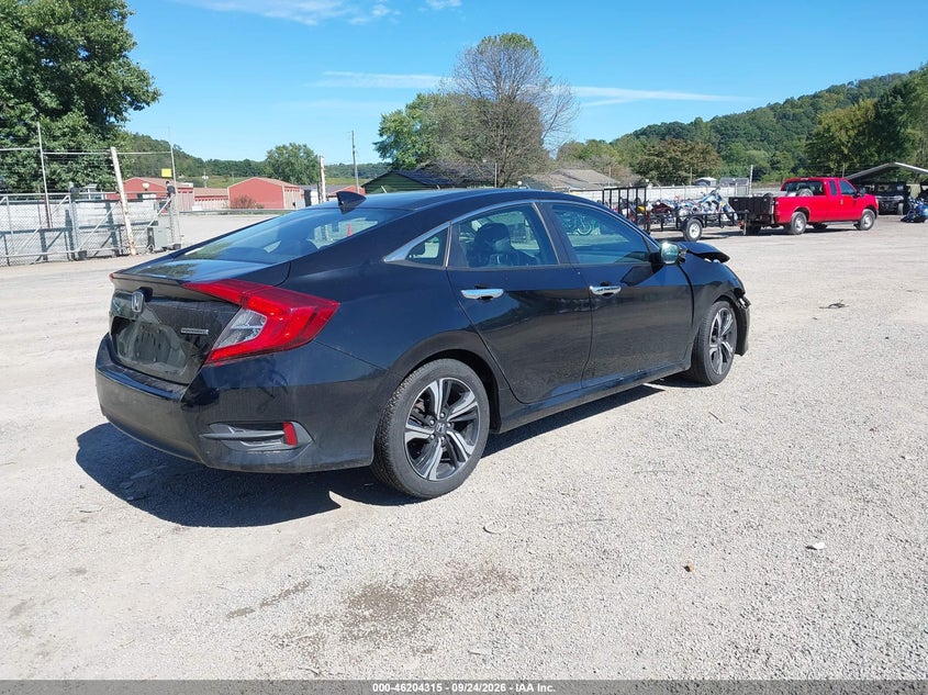 Vin: 19xfc1f90he001729, lot: 46704227, honda civic touring 20174