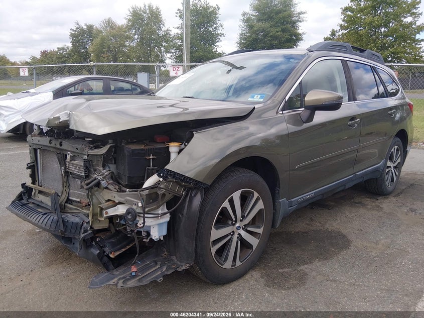 Vin: 4s4bsencxj3324829, lot: 46704253, subaru outback 3.6r limited 20182