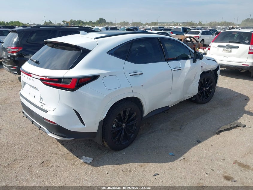 Vin: jtjkkcfz3t2077574, lot: 46704258, lexus nx 450h+ f sport handling 20264