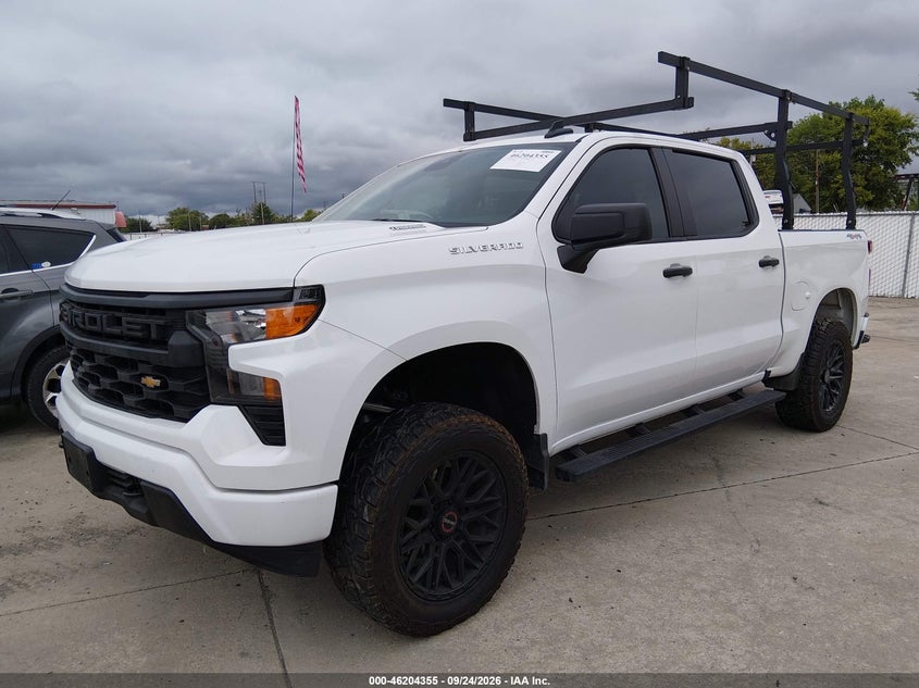Vin: 1gcpkbek4sz294208, lot: 46704267, chevrolet silverado 1500 4wd  short bed custom 20252