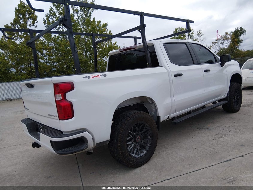 Vin: 1gcpkbek4sz294208, lot: 46704267, chevrolet silverado 1500 4wd  short bed custom 20254