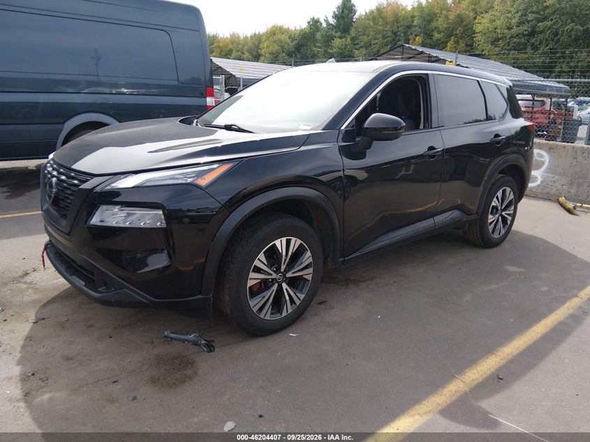 Vin: 5n1at3bb8mc707150, lot: 46704317, nissan rogue sv intelligent awd 20212