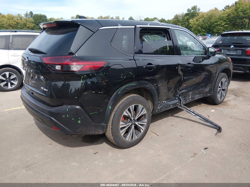 Vin: 5n1at3bb8mc707150, lot: 46704317, nissan rogue sv intelligent awd 20214