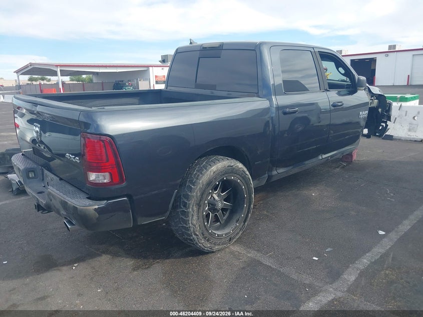 Vin: 1c6rr7mtxhs503715, lot: 46704319, ram 1500 sport  4x4 5'7 box 20174
