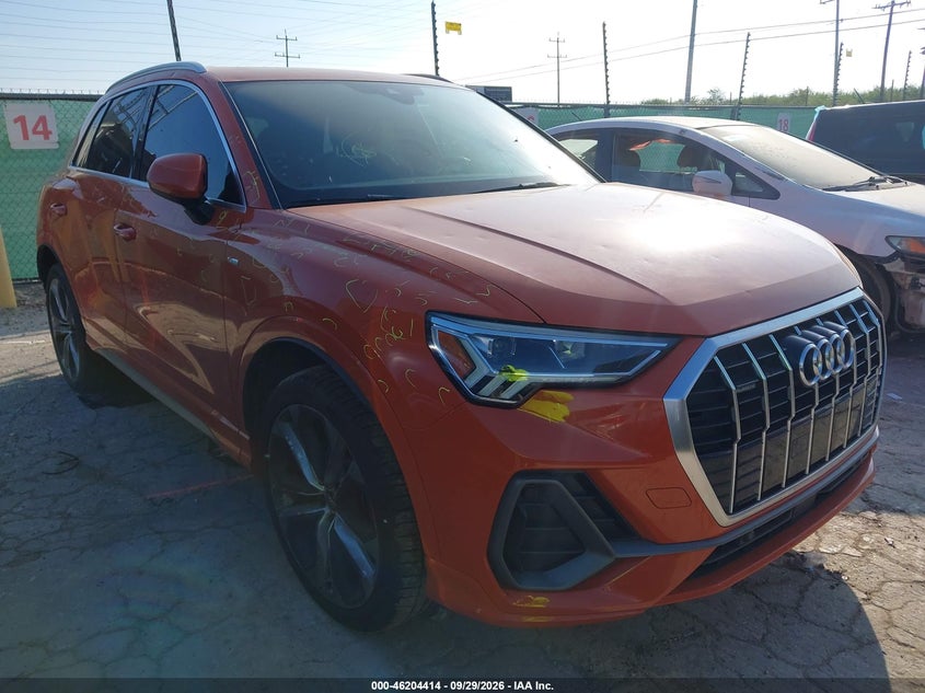 Vin: wa1eecf3xk1083518, lot: 46704325, audi q3 2.0t s line premium 20191