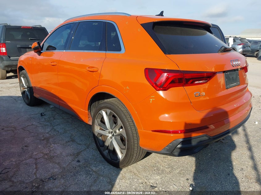 Vin: wa1eecf3xk1083518, lot: 46704325, audi q3 2.0t s line premium 20193