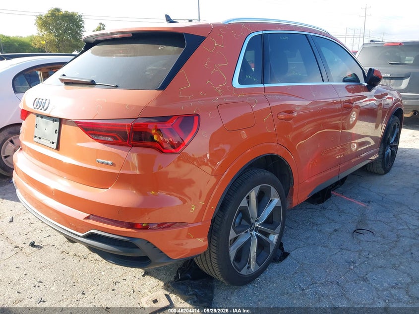 Vin: wa1eecf3xk1083518, lot: 46704325, audi q3 2.0t s line premium 20194