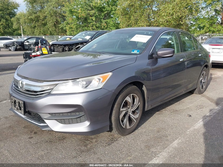 Vin: 1hgcr2f32ga235747, lot: 46704334, honda accord lx 20162