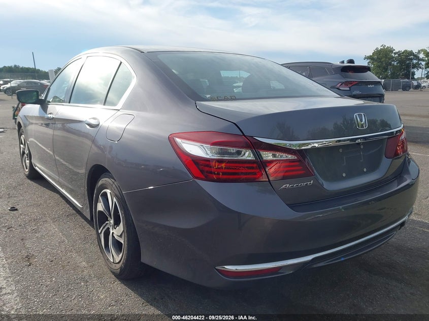 Vin: 1hgcr2f32ga235747, lot: 46704334, honda accord lx 20163