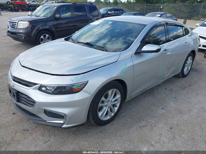 Vin: 1g1ze5st2gf278833, lot: 46704335, chevrolet malibu 1lt 20162