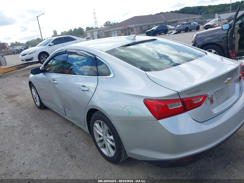 Vin: 1g1ze5st2gf278833, lot: 46704335, chevrolet malibu 1lt 20163