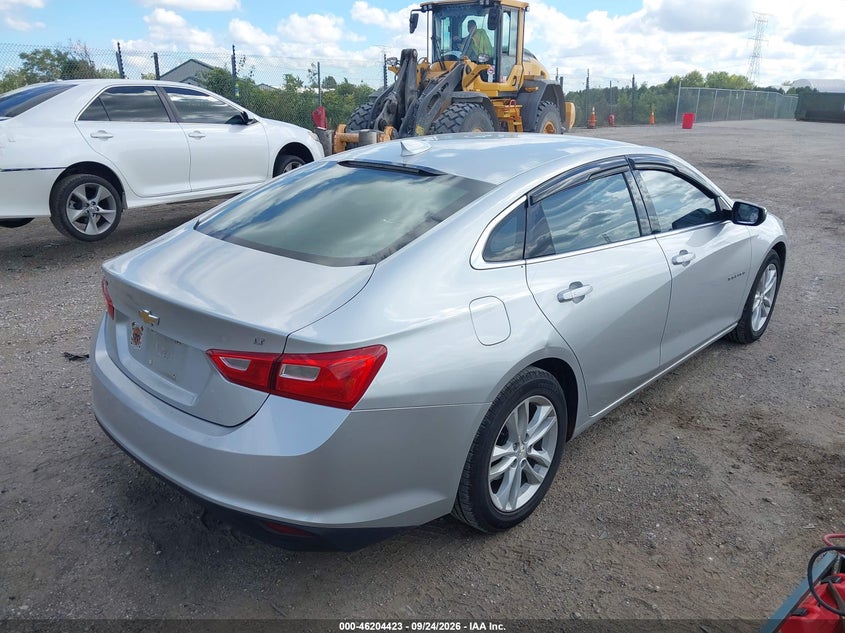 Vin: 1g1ze5st2gf278833, lot: 46704335, chevrolet malibu 1lt 20164