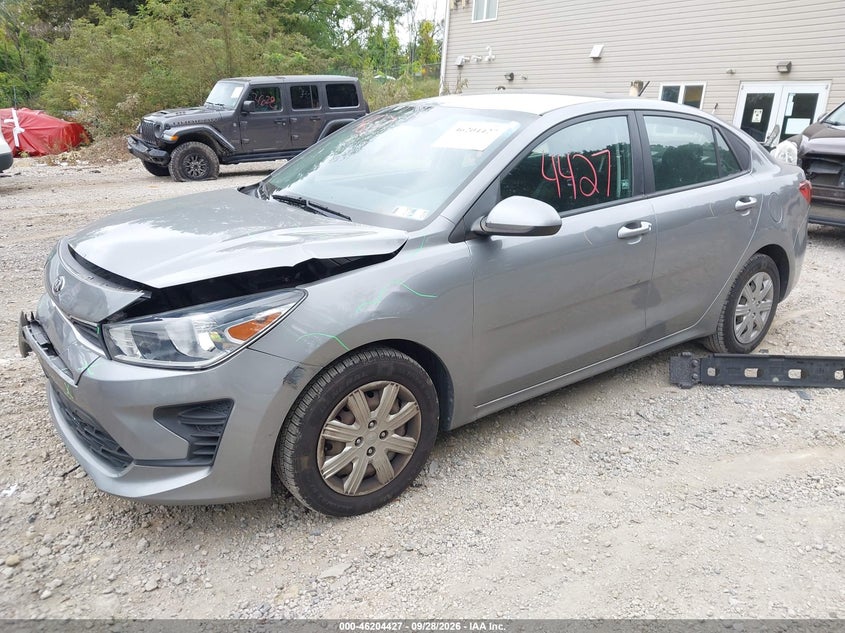 Vin: 3kpa24ad8me420352, lot: 46704339, kia rio s 20212