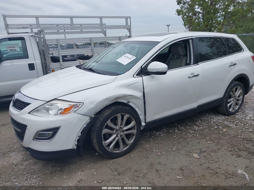 Vin: jm3tb3dv3b0324237, lot: 46704366, mazda cx-9 grand touring 20112