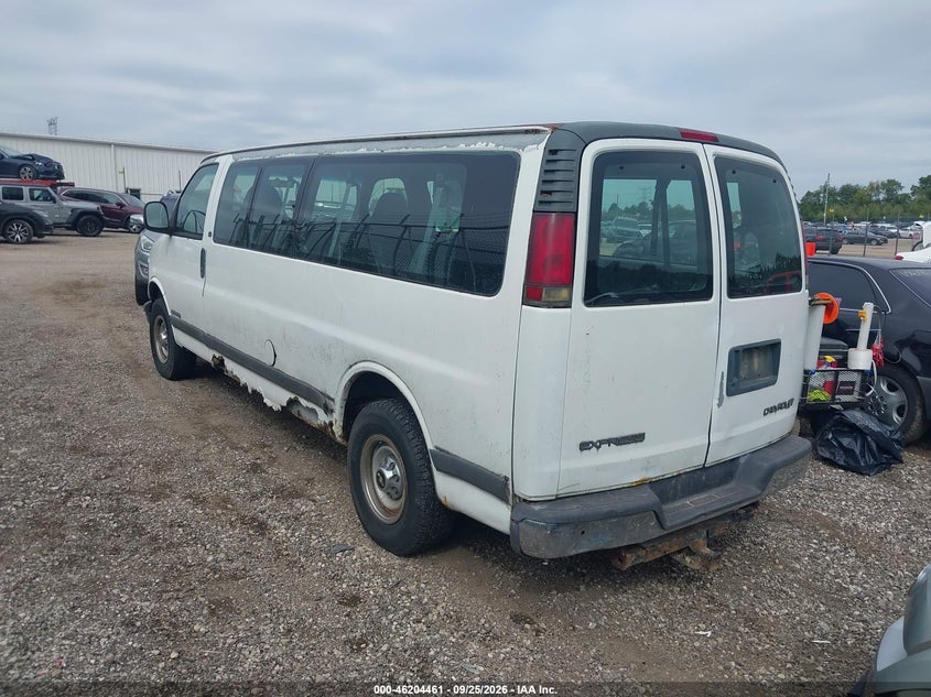 CHEVROLET EXPRESS 2002 VIN 1GAHG39R121171718
