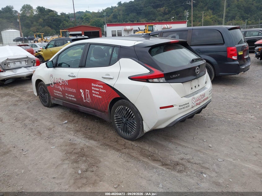 Vin: 1n4cz1cv2pc551612, lot: 46704385, nissan leaf sv plus 60 kwh 20233