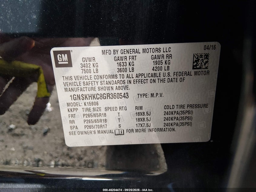 CHEVROLET SUBURBAN - zdjęcie 9