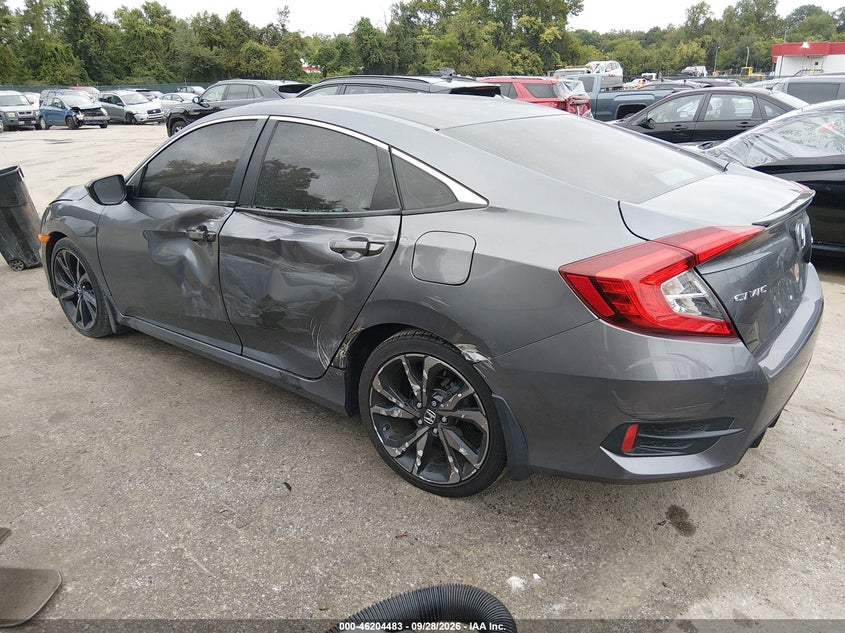 Vin: 2hgfc2f84mh531652, lot: 46704395, honda civic sport 20213