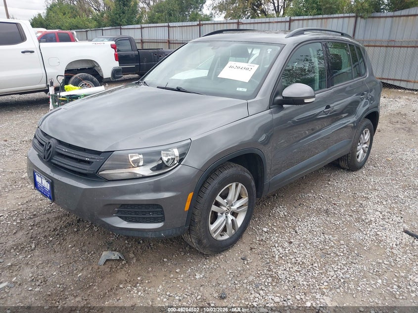 VOLKSWAGEN TIGUAN 2016 VIN WVGBV7AX2GW604540