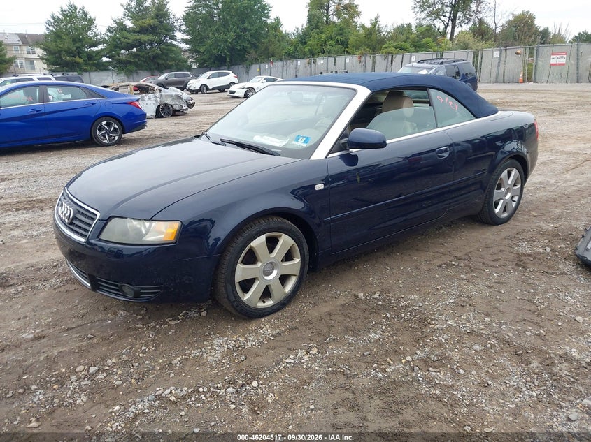 2003 AUDI A4 auction photo 2