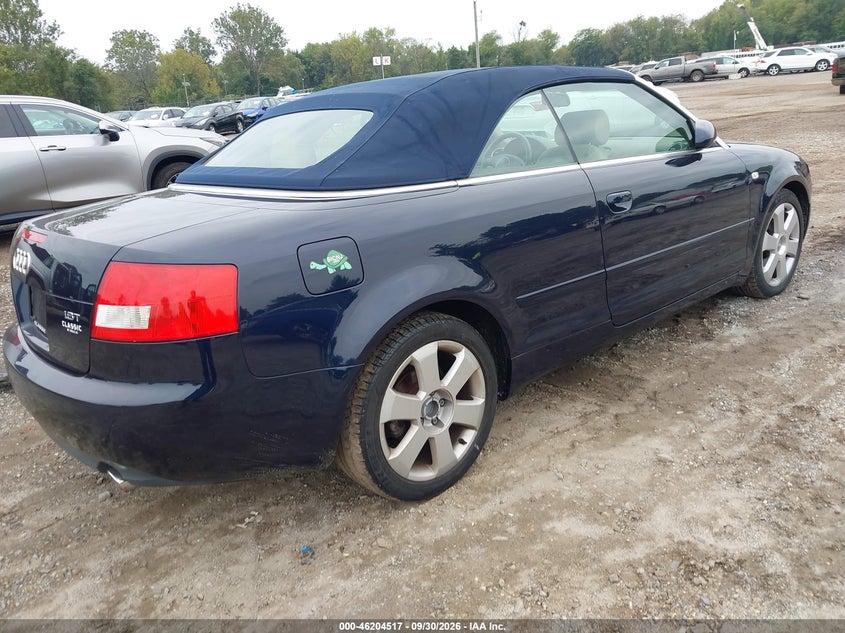 2003 AUDI A4 auction photo 4