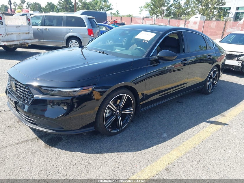 Vin: 1hgcy2f58sa063401, lot: 46704431, honda accord hybrid sport 20252