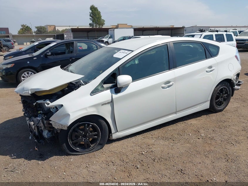 Vin: jtdkn3du5f0464631, lot: 46704442, toyota prius two 20152