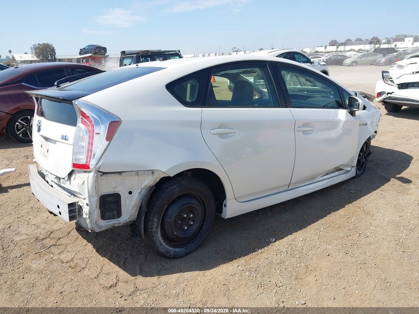 Vin: jtdkn3du5f0464631, lot: 46704442, toyota prius two 20154