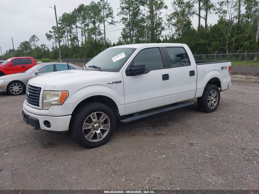 Vin: 1ftfw1ef5ekf47112, lot: 46704452, ford f-150 stx 20142