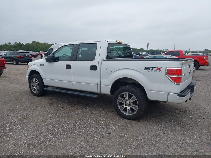 Vin: 1ftfw1ef5ekf47112, lot: 46704452, ford f-150 stx 20143