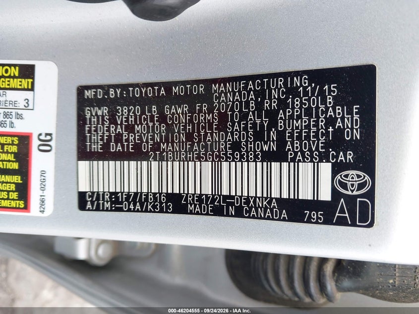 TOYOTA COROLLA - zdjęcie 9