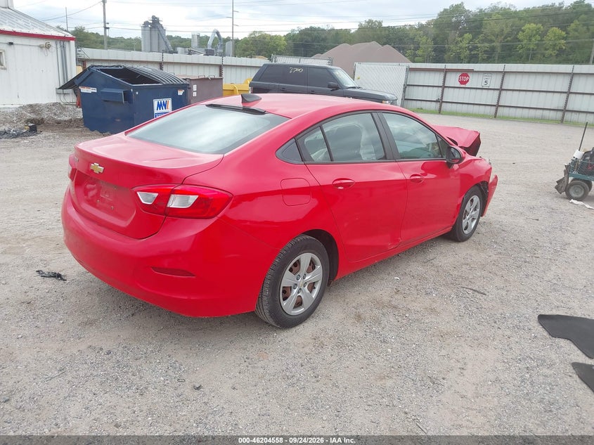Vin: 1g1bc5sm4g7261350, lot: 46704470, chevrolet cruze ls auto 20164