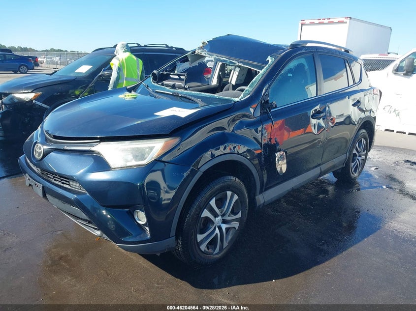 2017 Toyota Rav4 Le, Переворот, IAAI, VIN 2T3ZFREV9HW330323 — фото 2