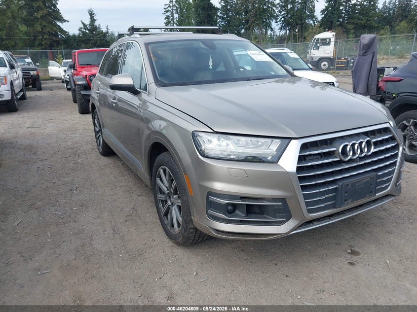 Vin: wa1vaaf75hd034639, lot: 46704521, audi q7 3.0t premium 20171